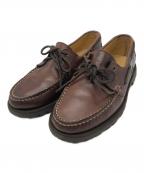 PARABOOTパラブーツ）の古着「デッキシューズ」｜ブラウン