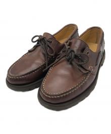 PARABOOT（パラブーツ）の古着「デッキシューズ」｜ブラウン