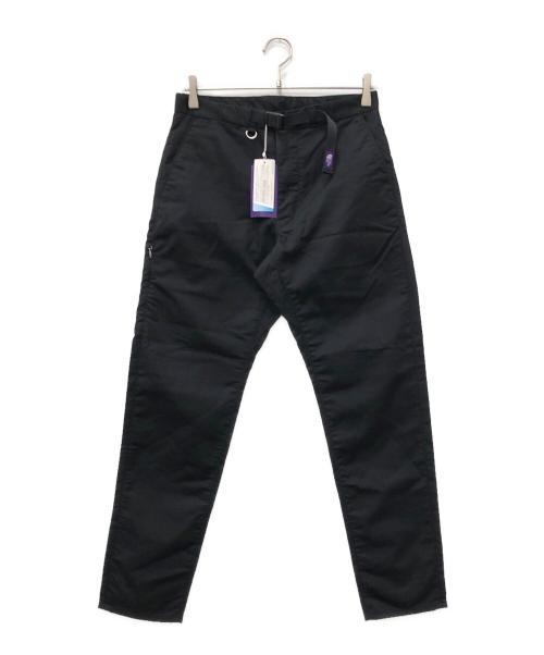 THE NORTHFACE PURPLELABEL（ザ・ノースフェイス パープルレーベル）THE NORTHFACE PURPLELABEL (ザ・ノースフェイス パープルレーベル) ストレッチツイル テーパードパンツ ブラック サイズ:30 未使用品の古着・服飾アイテム