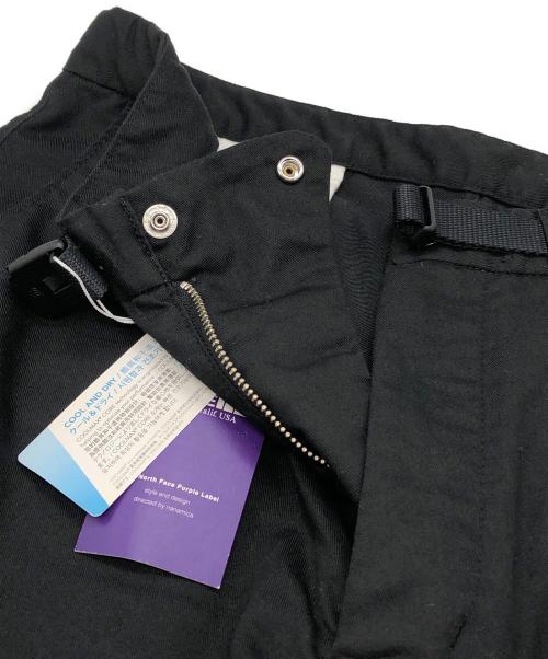 THE NORTHFACE PURPLELABEL（ザ・ノースフェイス パープルレーベル）THE NORTHFACE PURPLELABEL (ザ・ノースフェイス パープルレーベル) ストレッチツイル テーパードパンツ ブラック サイズ:30 未使用品の古着・服飾アイテム