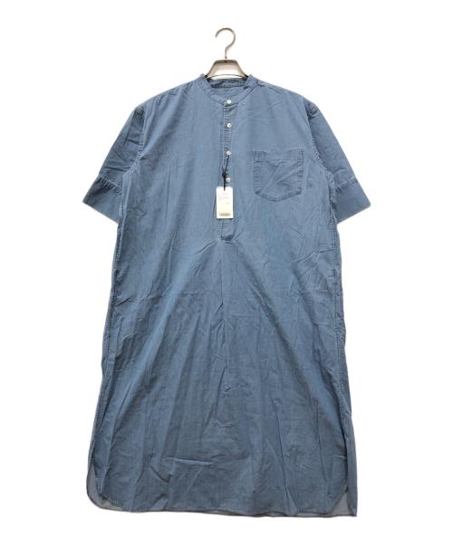 leno（リノ）leno (リノ) シャツワンピース インディゴ サイズ:F 未使用品の古着・服飾アイテム
