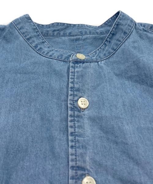 leno（リノ）leno (リノ) シャツワンピース インディゴ サイズ:F 未使用品の古着・服飾アイテム