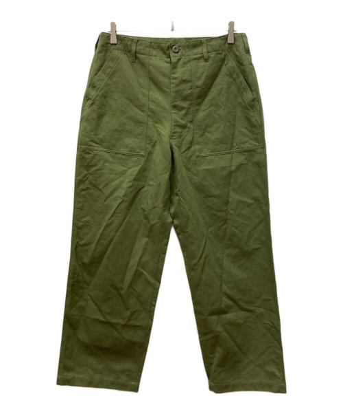 HTS（エイチティーエス）HTS (エイチティーエス) ベイカーパンツ オリーブ サイズ:44の古着・服飾アイテム