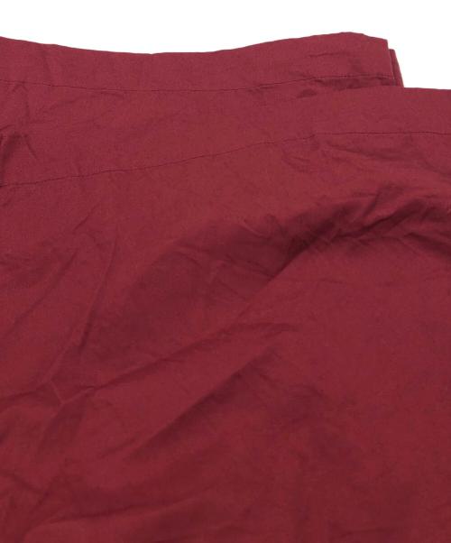 journal standard luxe（ジャーナルスタンダード ラックス）JOURNAL STANDARD LUXE (ジャーナルスタンダード ラックス) ツイル タックパンツ レッド サイズ:FREE 未使用品の古着・服飾アイテム