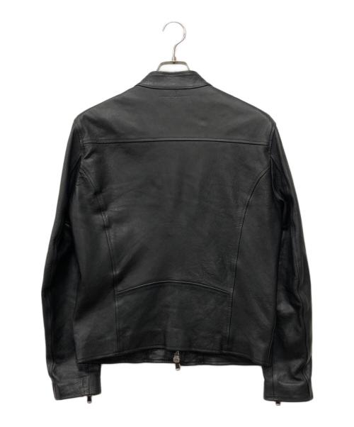 DIESEL Black Gold（ディーゼル ブラック ゴールド）DIESEL Black Gold (ディーゼル ブラック ゴールド) レザージャケット ブラック サイズ:46の古着・服飾アイテム