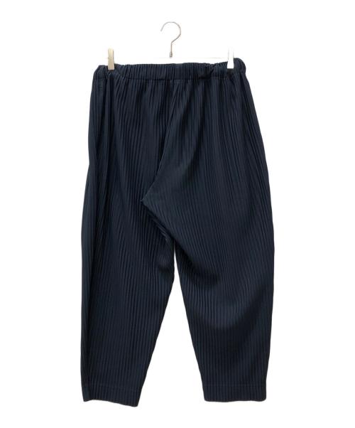 HOMME PLISSE ISSEY MIYAKE（オム プリッセ イッセイ ミヤケ）HOMME PLISSE ISSEY MIYAKE (オム プリッセ イッセイ ミヤケ) プリーツテーパードイージーパンツ メンズ パンツ ネイビー サイズ:1の古着・服飾アイテム
