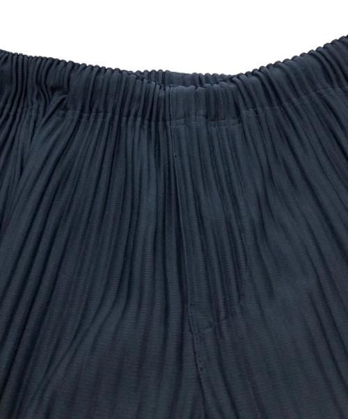 HOMME PLISSE ISSEY MIYAKE（オム プリッセ イッセイ ミヤケ）HOMME PLISSE ISSEY MIYAKE (オム プリッセ イッセイ ミヤケ) プリーツテーパードイージーパンツ メンズ パンツ ネイビー サイズ:1の古着・服飾アイテム