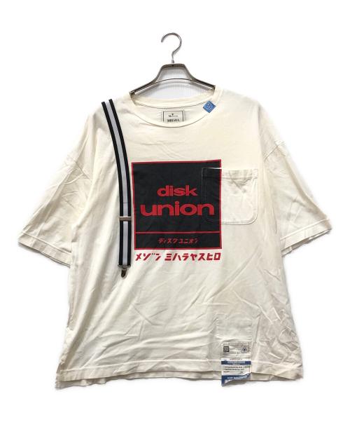 Maison MIHARA YASUHIRO（メゾン ミハラ ヤスヒロ）Maison MIHARA YASUHIRO (メゾン ミハラ ヤスヒロ) サスペンダーＴシャツ ホワイト サイズ:50の古着・服飾アイテム