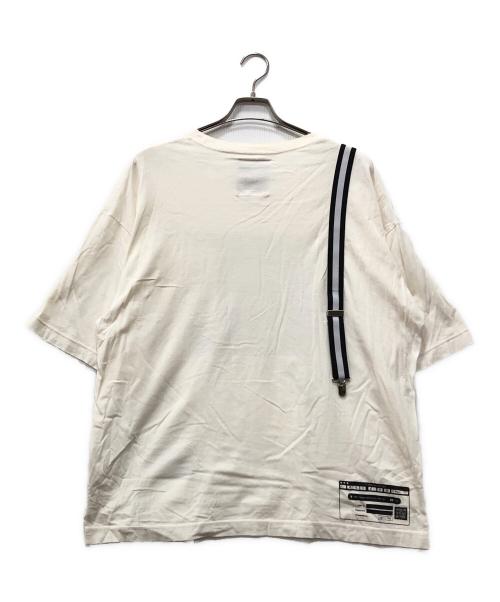 Maison MIHARA YASUHIRO（メゾン ミハラ ヤスヒロ）Maison MIHARA YASUHIRO (メゾン ミハラ ヤスヒロ) サスペンダーＴシャツ ホワイト サイズ:50の古着・服飾アイテム
