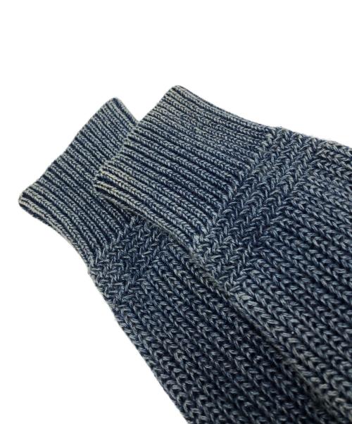 Denim & Supply Ralph Lauren（デニム＆サプライ ラルフローレン）DENIM & SUPPLY RALPH LAUREN (デニム＆サプライ ラルフローレン) ウォッシュ加工ニットカーディガン ブルー サイズ:Sの古着・服飾アイテム