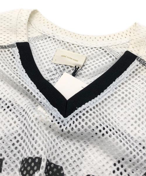 Aime Leon Dore（エメ レオン ドレ）Aime Leon Dore (エメ レオン ドレ) Team Practice Jersey ' ホワイト サイズ:Lの古着・服飾アイテム