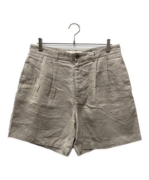 Aime Leon Dore（エメ レオン ドレ）Aime Leon Dore (エメ レオン ドレ) Double Pleated Linen Short ベージュ サイズ:32 未使用品の古着・服飾アイテム