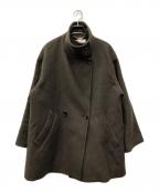 journal standard L'essageジャーナルスタンダード レサージュ）の古着「トップビーバースタンドショートコート」｜ブラウン