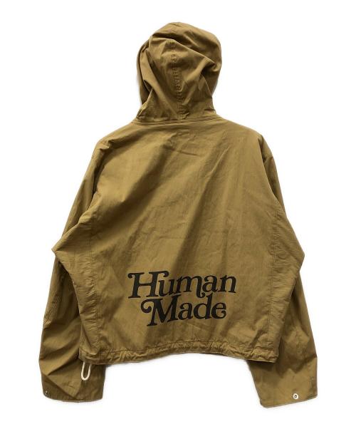 HUMAN MADE（ヒューマンメイド）HUMAN MADE (ヒューマンメイド) HOODED BLOUSON ブラウン サイズ:Mの古着・服飾アイテム