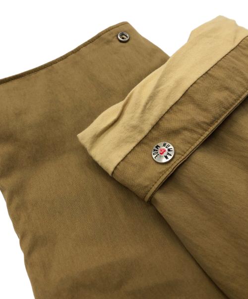 HUMAN MADE（ヒューマンメイド）HUMAN MADE (ヒューマンメイド) HOODED BLOUSON ブラウン サイズ:Mの古着・服飾アイテム
