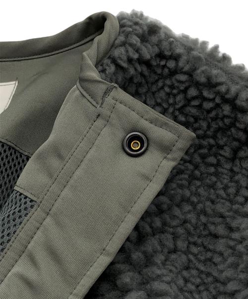 HYKE（ハイク）HYKE (ハイク) FAUX SHEARLING JACKET グレー サイズ:Sの古着・服飾アイテム