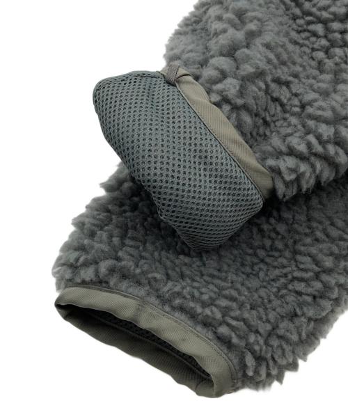 HYKE（ハイク）HYKE (ハイク) FAUX SHEARLING JACKET グレー サイズ:Sの古着・服飾アイテム