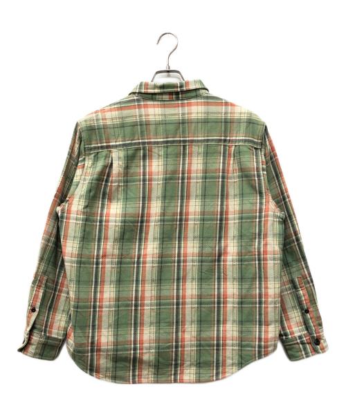 stussy（ステューシー）stussy (ステューシー) Dan Washed Cotton Plaid Shirt グリーン サイズ:Sの古着・服飾アイテム
