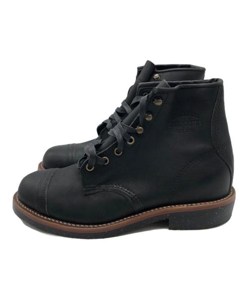 CHIPPEWA（チペワ）CHIPPEWA (チペワ) MESTEAD BOOTS CAP TOE ブラック サイズ:25.5cmの古着・服飾アイテム