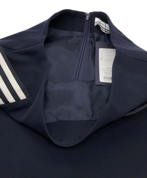 BORDERS at BALCONY（ボーダーズアットバルコニー）BORDERS at BALCONY (ボーダーズアットバルコニー) BORDER POCKET TWILL SKIRT ネイビー サイズ:36 未使用品の古着・服飾アイテム