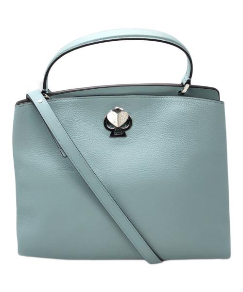 Kate Spade（ケイトスペード）Kate Spade (ケイトスペード) ローミ ディアム サッチェル ブルー サイズ:下記参照の古着・服飾アイテム