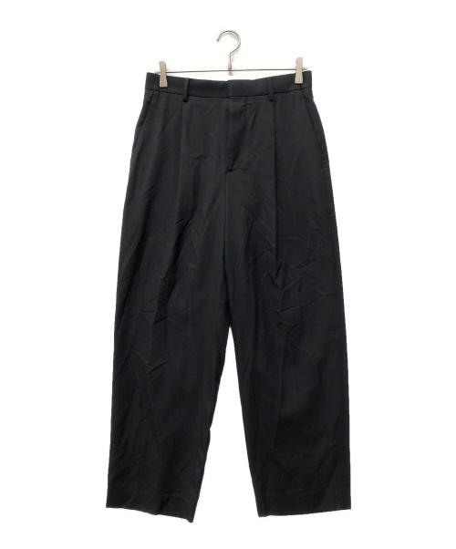 ATON（エイトン）ATON (エイトン) NIDOM SILK STANDARD PANTS ブラック サイズ:02の古着・服飾アイテム