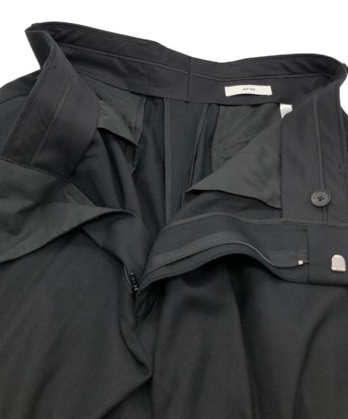 ATON（エイトン）ATON (エイトン) NIDOM SILK STANDARD PANTS ブラック サイズ:02の古着・服飾アイテム