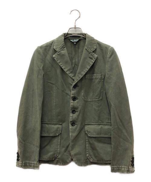 BLACK COMME des GARCONS（ブラックコムデギャルソン）BLACK COMME des GARCONS (ブラックコムデギャルソン) カーバーオール グリーン サイズ:Sの古着・服飾アイテム