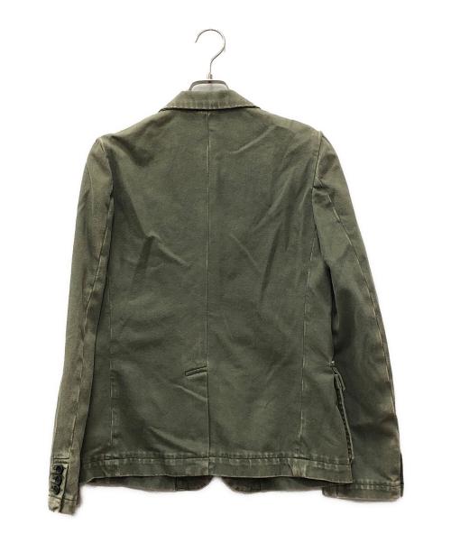 BLACK COMME des GARCONS（ブラックコムデギャルソン）BLACK COMME des GARCONS (ブラックコムデギャルソン) カーバーオール グリーン サイズ:Sの古着・服飾アイテム