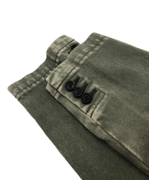 BLACK COMME des GARCONS（ブラックコムデギャルソン）BLACK COMME des GARCONS (ブラックコムデギャルソン) カーバーオール グリーン サイズ:Sの古着・服飾アイテム