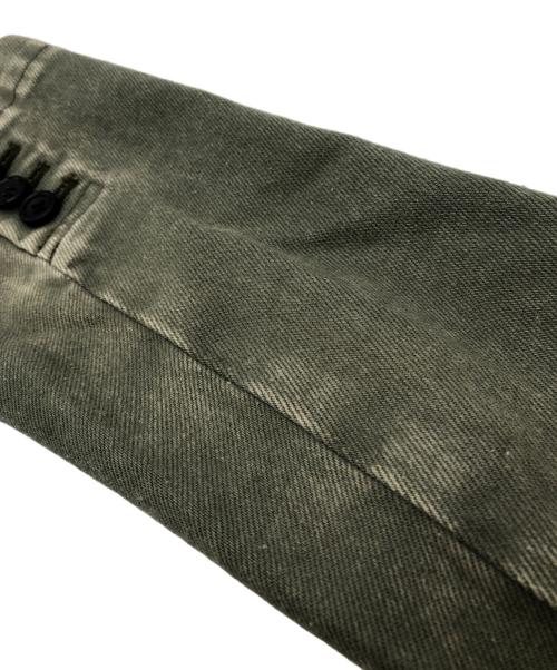 BLACK COMME des GARCONS（ブラックコムデギャルソン）BLACK COMME des GARCONS (ブラックコムデギャルソン) カーバーオール グリーン サイズ:Sの古着・服飾アイテム