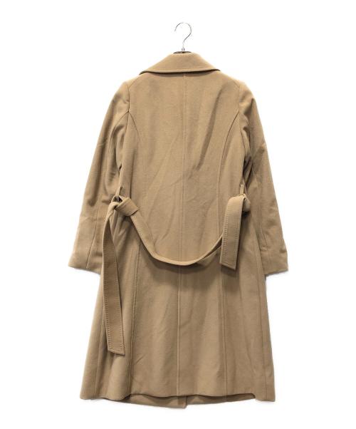 INDIVI V.A.I（インディヴィ バイ）INDIVI V.A.I (インディヴィ バイ) カシミヤコート ベージュ サイズ:38の古着・服飾アイテム