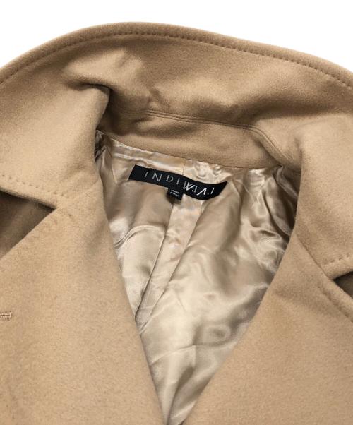 INDIVI V.A.I（インディヴィ バイ）INDIVI V.A.I (インディヴィ バイ) カシミヤコート ベージュ サイズ:38の古着・服飾アイテム