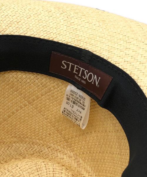 STETSON（ステットソン）STETSON (ステットソン) パナマ帽 ベージュ サイズ:61cmの古着・服飾アイテム