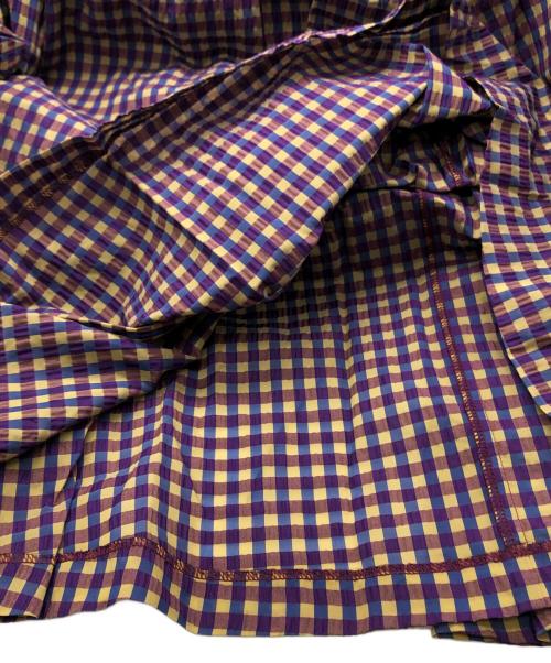 Ameri（アメリ）Ameri (アメリ) SEERSUCKER VOLUME HEM DRESS パープル サイズ:Sの古着・服飾アイテム