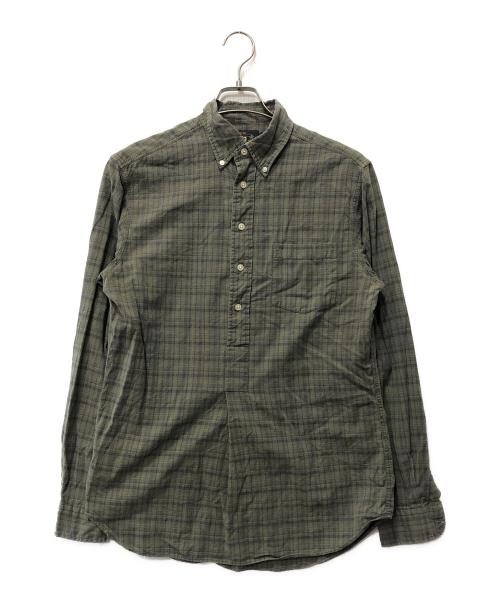 RRL（ダブルアールエル）RRL (ダブルアールエル) プルオーバーシャツ グリーン サイズ:Sの古着・服飾アイテム
