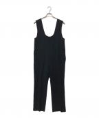 Whim Gazetteウィムガゼット）の古着「ダブルフェイスサロペット」｜ブラック