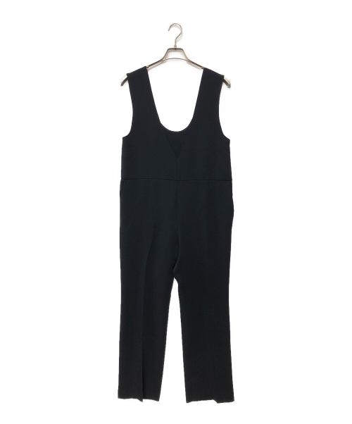 Whim Gazette（ウィムガゼット）Whim Gazette (ウィムガゼット) ダブルフェイスサロペット ブラック サイズ:Fの古着・服飾アイテム