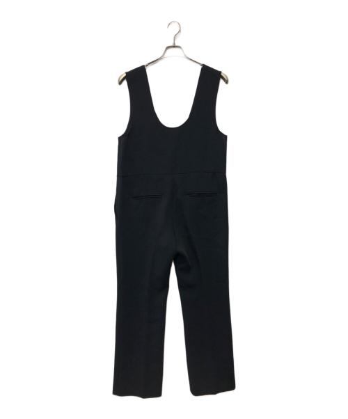 Whim Gazette（ウィムガゼット）Whim Gazette (ウィムガゼット) ダブルフェイスサロペット ブラック サイズ:Fの古着・服飾アイテム