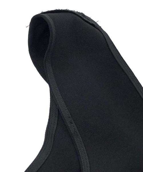 Whim Gazette（ウィムガゼット）Whim Gazette (ウィムガゼット) ダブルフェイスサロペット ブラック サイズ:Fの古着・服飾アイテム