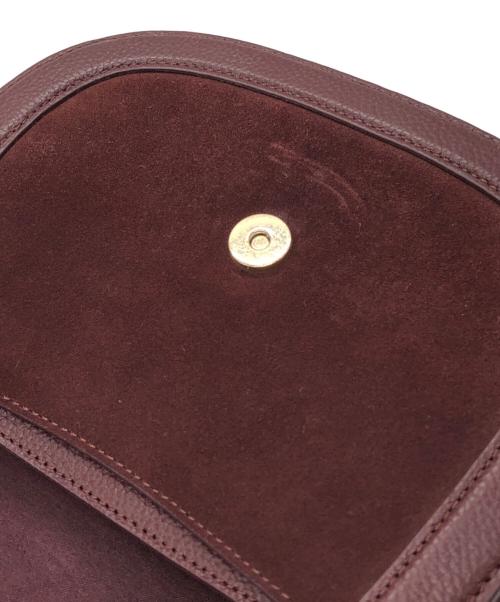 COLE HAAN（コールハーン）COLE HAAN (コールハーン) クラッシックミニサドルバッグ ボルドー サイズ:下記参照の古着・服飾アイテム