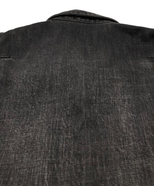 DIOR HOMME（ディオール オム）Dior Homme (ディオール オム) 比翼デニムジャケット ブラック サイズ:37の古着・服飾アイテム