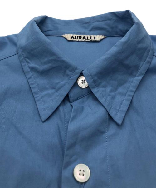 AURALEE（オーラリー）AURALEE (オーラリー) WASHED FINX TWILL BIG SHIRT スカイブルー サイズ:4の古着・服飾アイテム