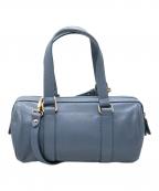 MORABITOモラビト）の古着「ミニボストンバッグ」｜ブルー