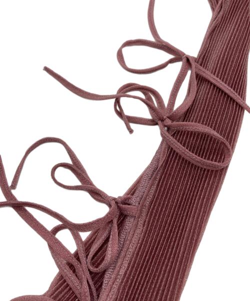 PAMEO POSE（パメオポーズ）PAMEO POSE (パメオポーズ) シースルーブラウス ピンク サイズ:FREEの古着・服飾アイテム