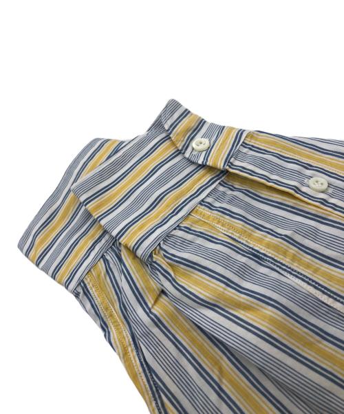 45R（フォーティファイブ・アール）45R (フォーティファイブ・アール) ダンプマルチストライプの 908ビッグーグーシャツ ブルー サイズ:3の古着・服飾アイテム