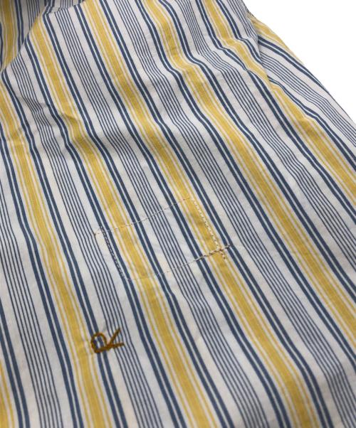 45R（フォーティファイブ・アール）45R (フォーティファイブ・アール) ダンプマルチストライプの 908ビッグーグーシャツ ブルー サイズ:3の古着・服飾アイテム