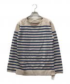 45Rフォーティファイブ・アール）の古着「ニットソーの908バスクTシャツ」｜ベージュ