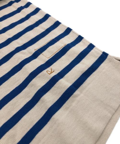 45R（フォーティファイブ・アール）45R (フォーティファイブ・アール) ニットソーの908バスクTシャツ ベージュ サイズ:1の古着・服飾アイテム