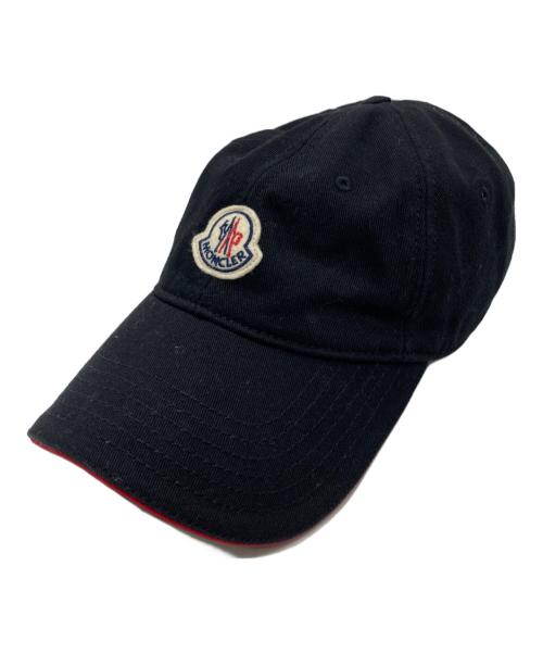 MONCLER（モンクレール）MONCLER (モンクレール) BERRETTO BASEBALL キャップ ブラックの古着・服飾アイテム
